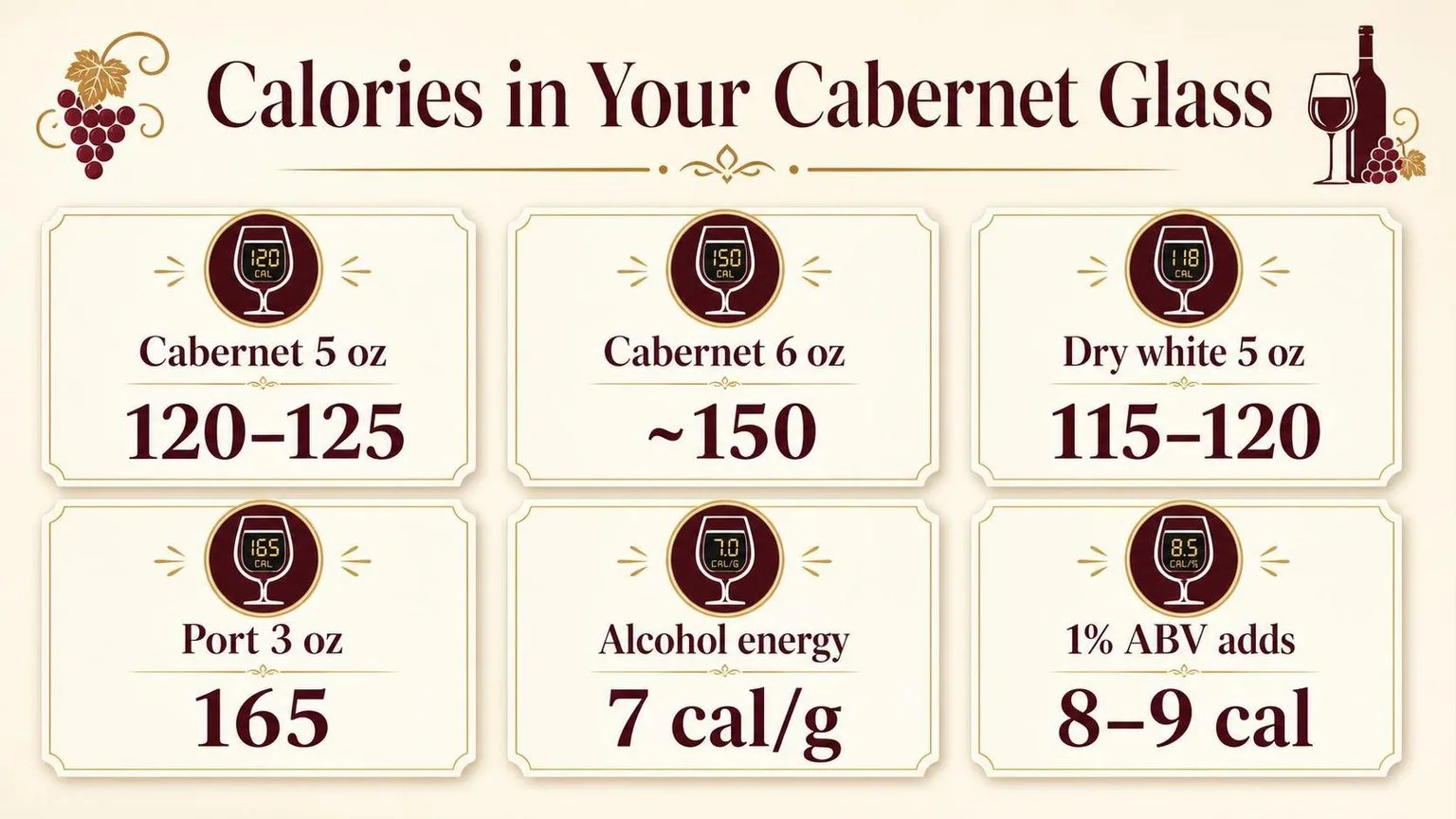 Calories in a Glass: What's in Your Pour — key facts at a glance