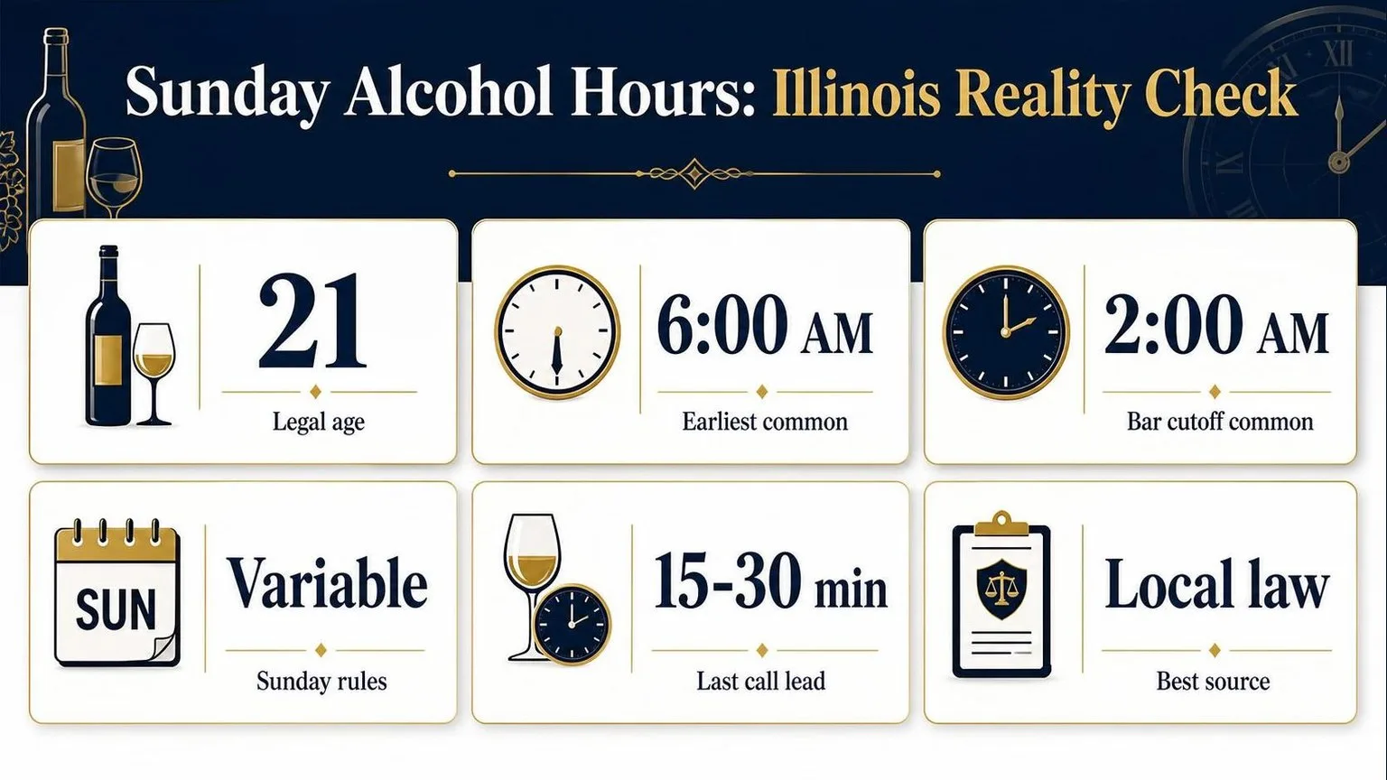 U.S. Alcohol Sale Time Cheat Sheet — key facts at a glance