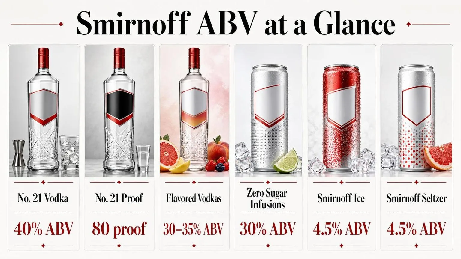 Smirnoff ABV at a Glance — key facts at a glance