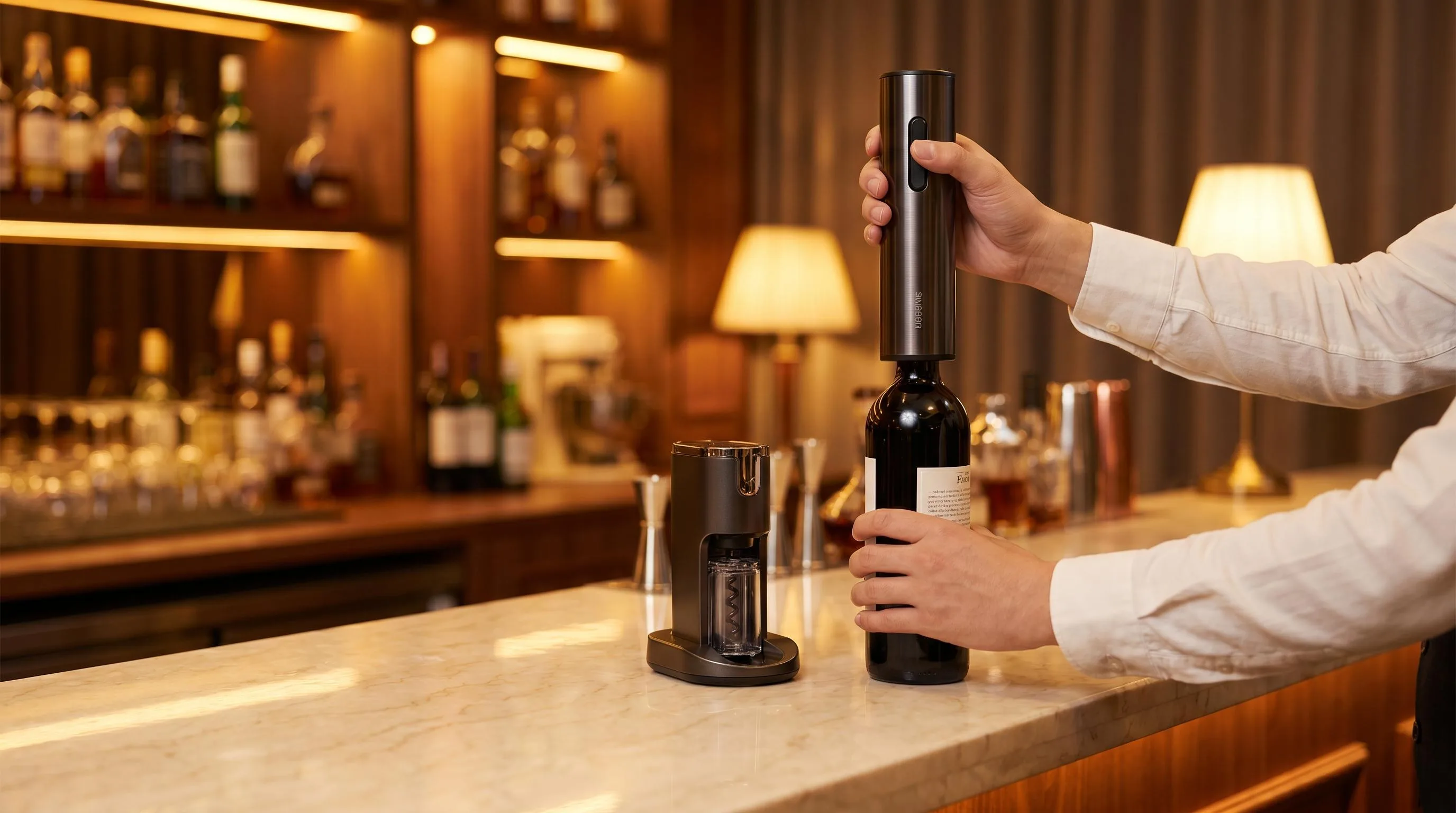 The RW88DR shown in everyday use at home, as tested by FlightWineBar