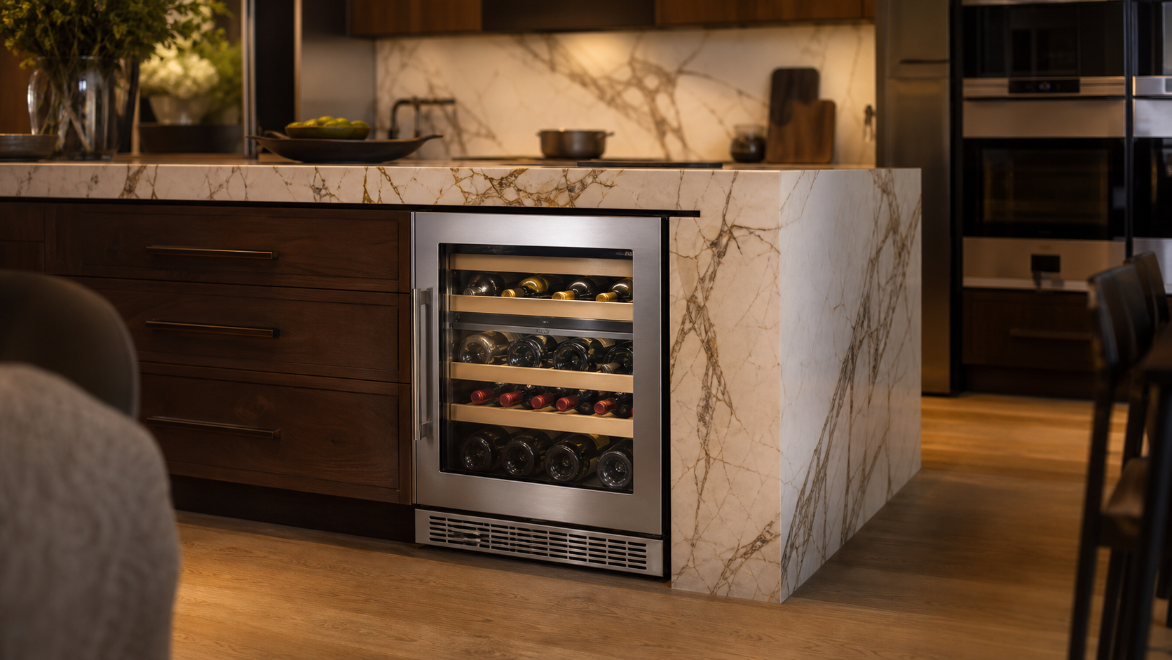 Colzer 30-Bottle Wine Cooler — Best Overall: 15 inch, 30 bottle