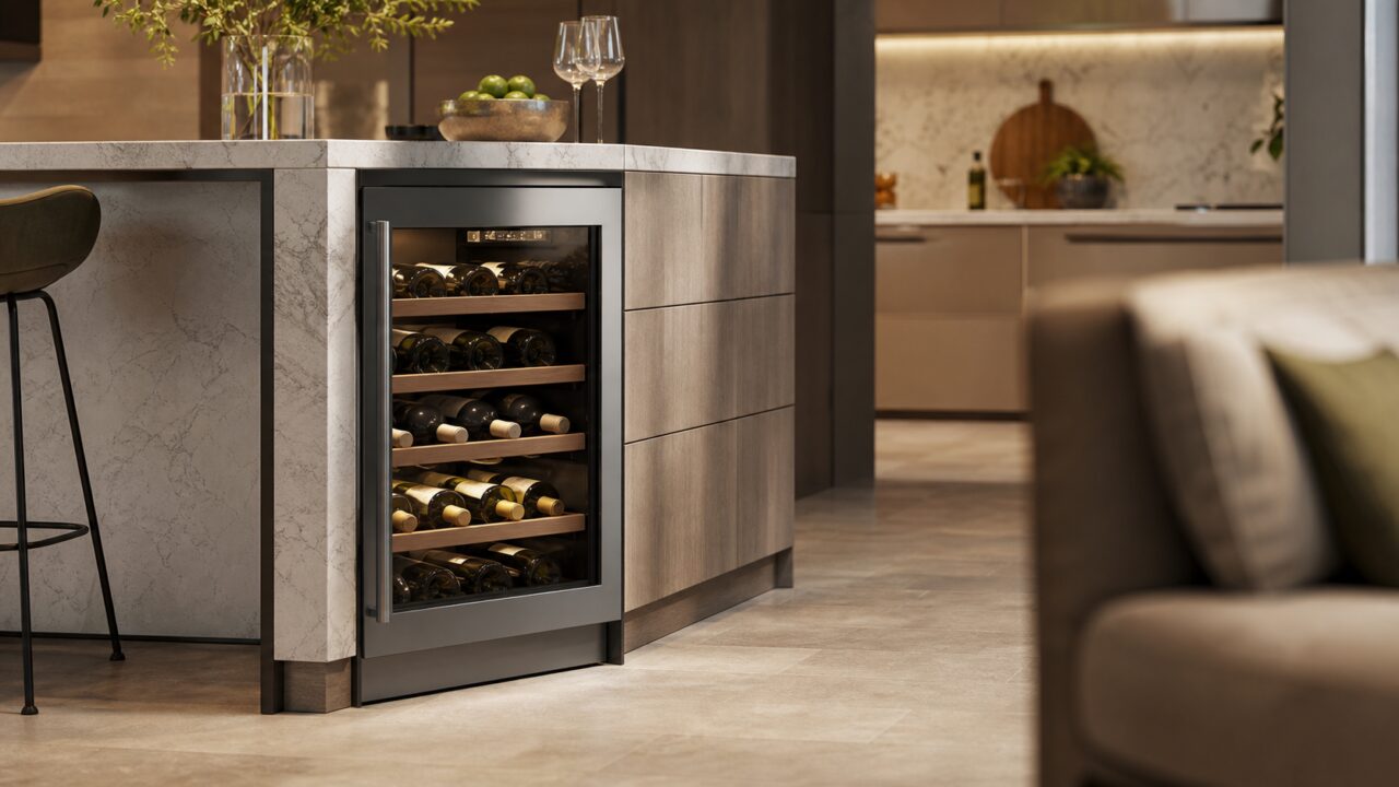 under counter wine fridge wine cooler