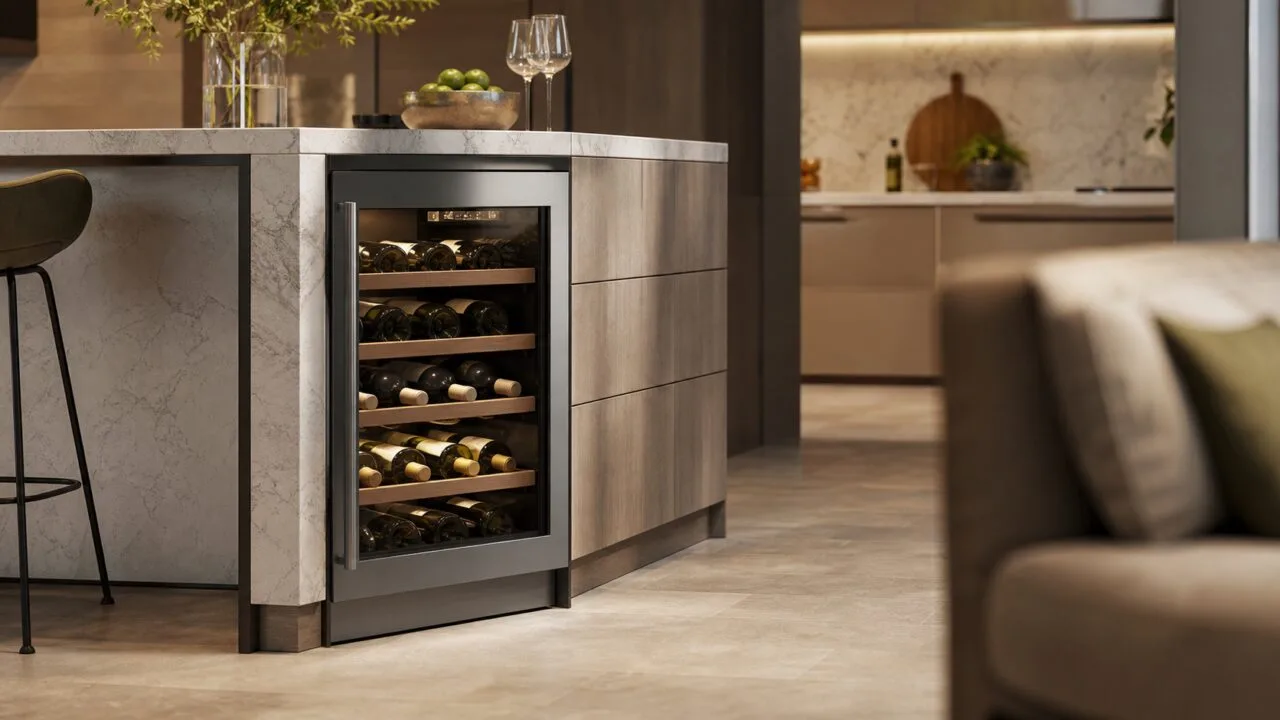 under counter wine fridge wine cooler