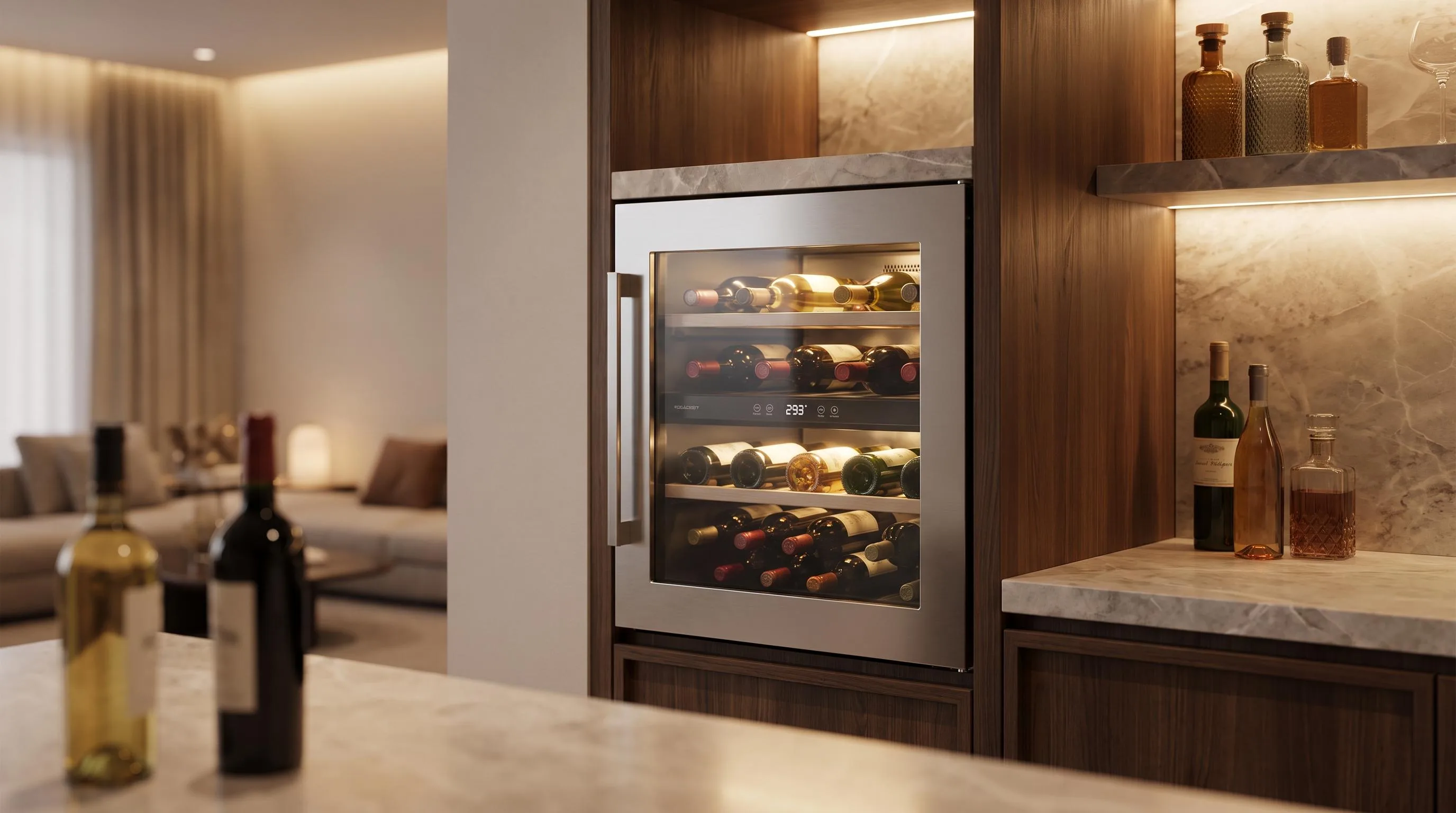 The WIE shown in everyday use at home, as tested by FlightWineBar