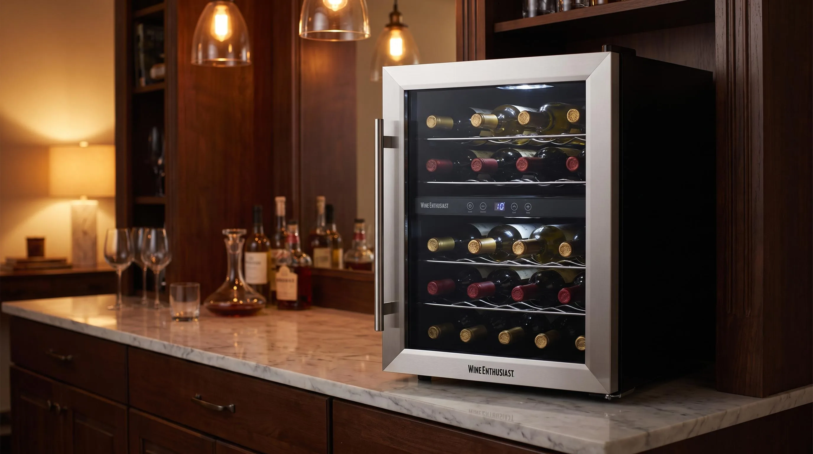 The Wine Enthusiast 18-Bottle reviewed hands-on by the FlightWineBar team after real-world testing