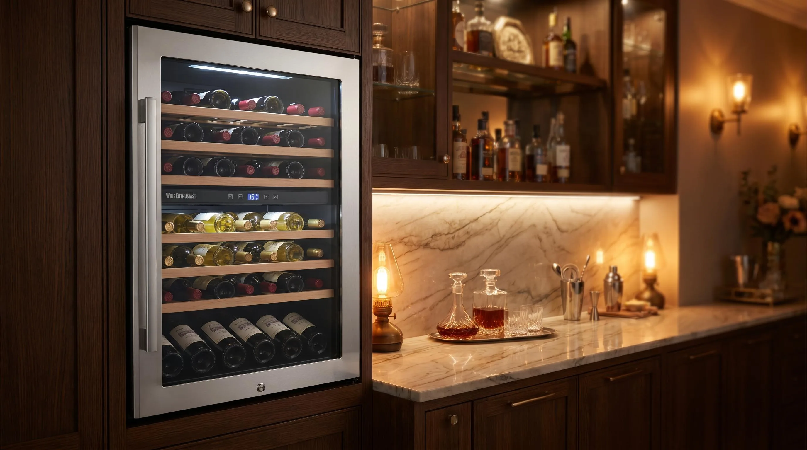 The Wine Enthusiast 80 Bottle reviewed hands-on by the FlightWineBar team after real-world testing