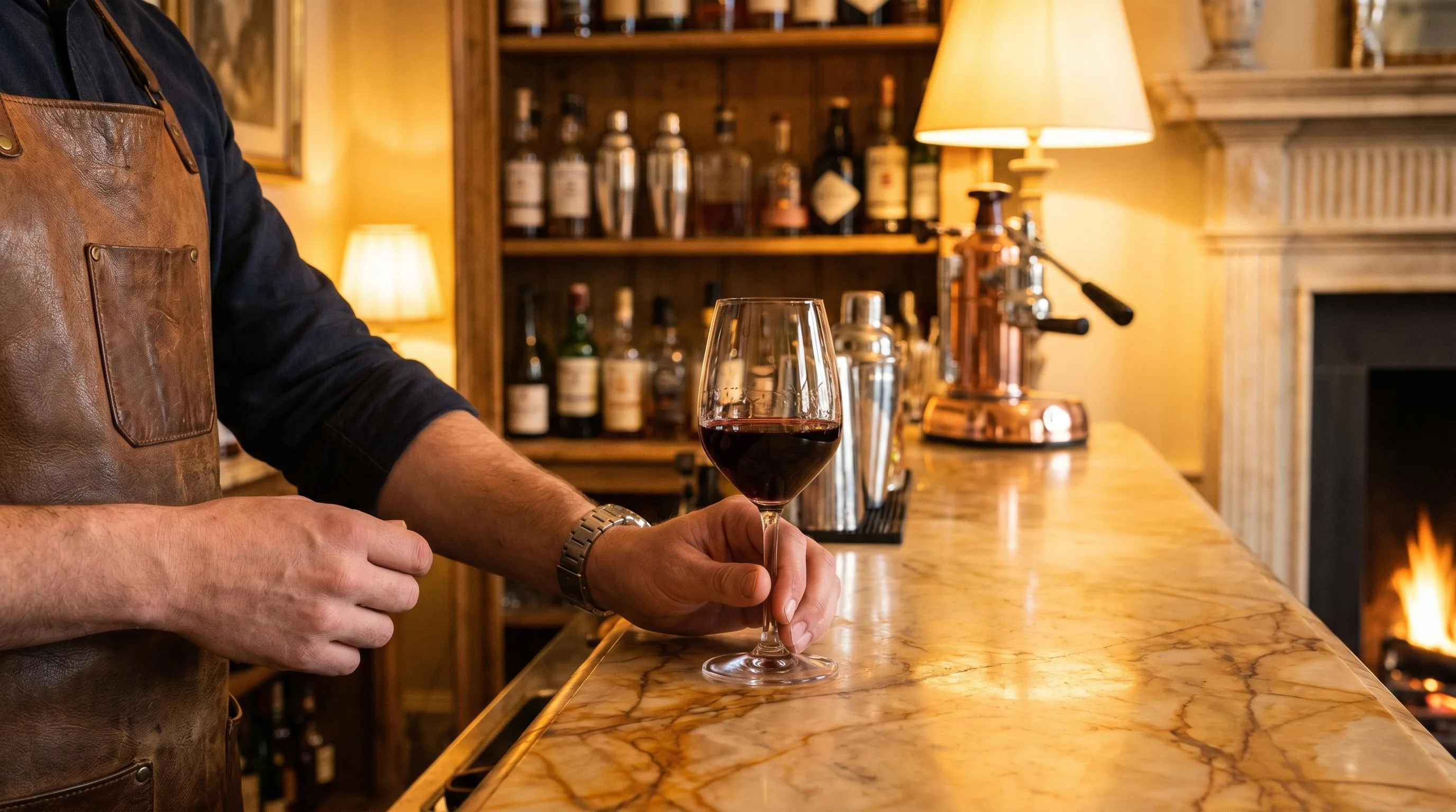 Close-up of the Wine Enthusiast build quality, materials and finish during our review