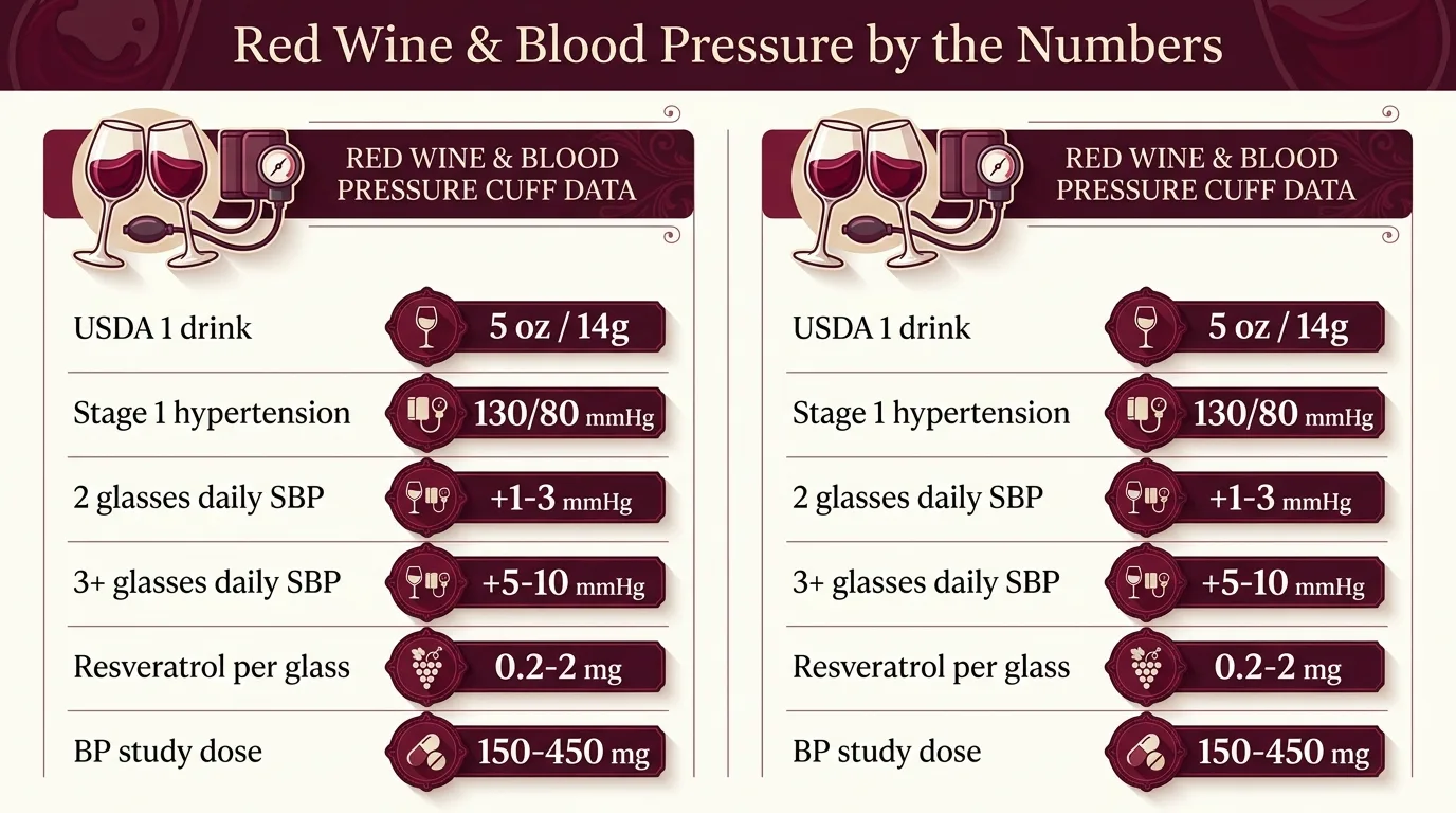 A Good Red Wine To Help Blood Pressure 1 Red Wine & Blood Pressure by the Numbers — key facts at a glance