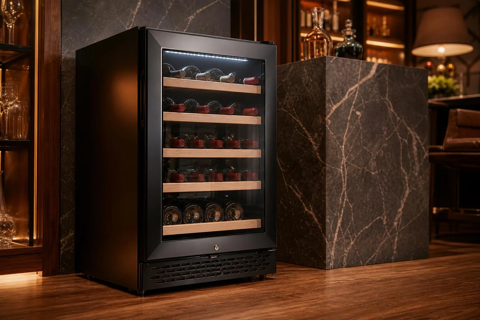 The Antarctic Star SINAS46 1.6 Cu. Ft. Wine Cooler review reviewed hands-on by the FlightWineBar team after real-world testing