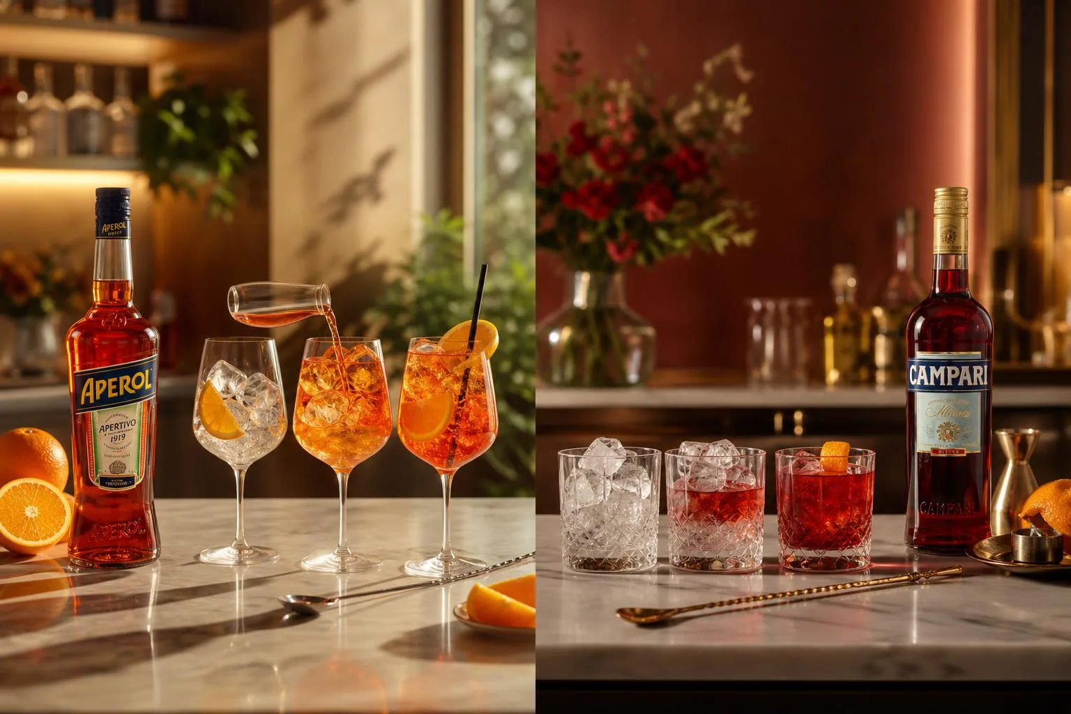Aperol vs Campari — explained with facts and figures in this guide