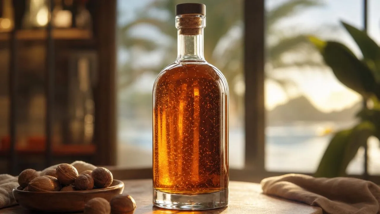 Are Particles In A Bottle Of Rum Bad