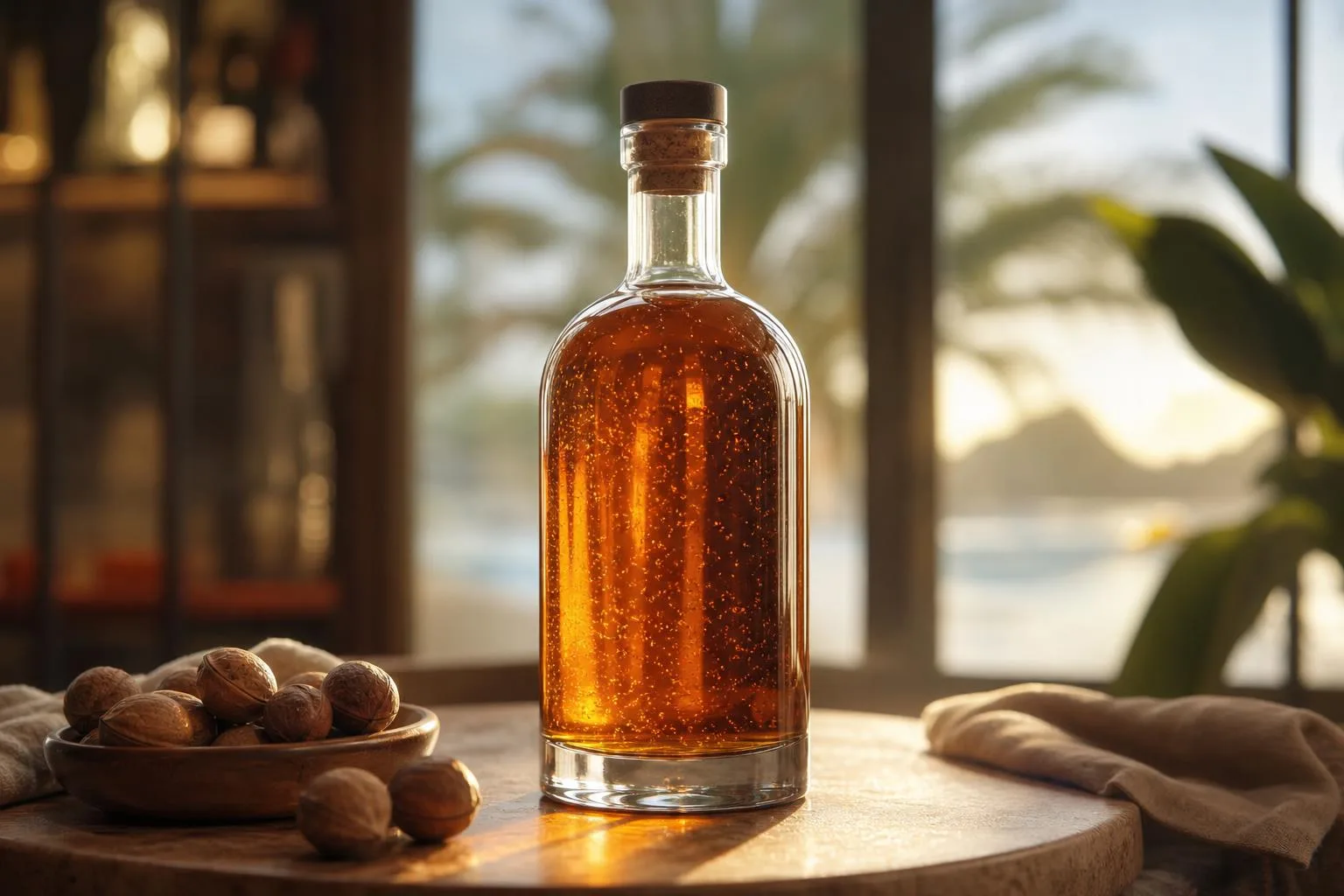 Are Particles In A Bottle Of Rum Bad