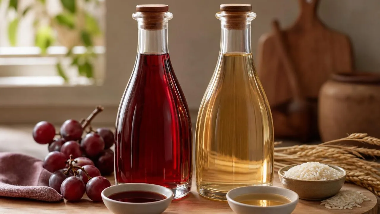 Are Red Wine Vinegar And Rice Wine Vinegar The Same