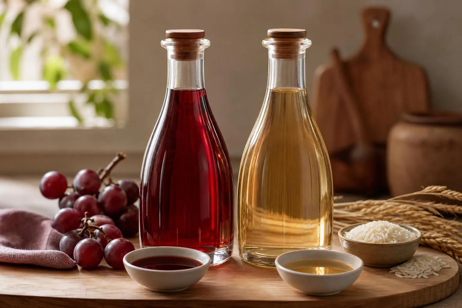 Are Red Wine Vinegar And Rice Wine Vinegar The Same
