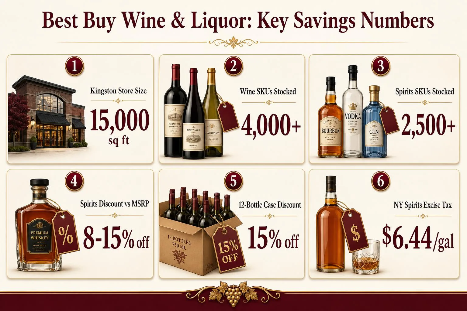 Best Buy Wine & Liquor: Key Savings Numbers — key facts at a glance