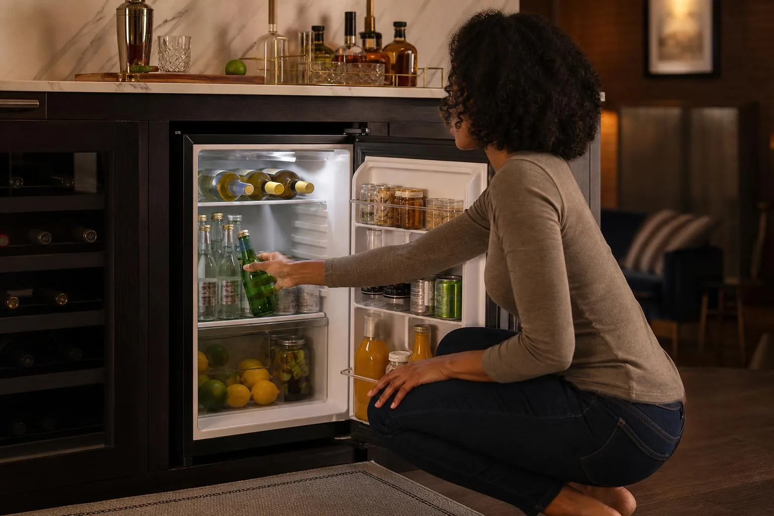 Black And Decker BCRK25B Mini Fridge Review 2026 3 The Black And Decker BCRK25B shown in everyday use at home, as tested by FlightWineBar