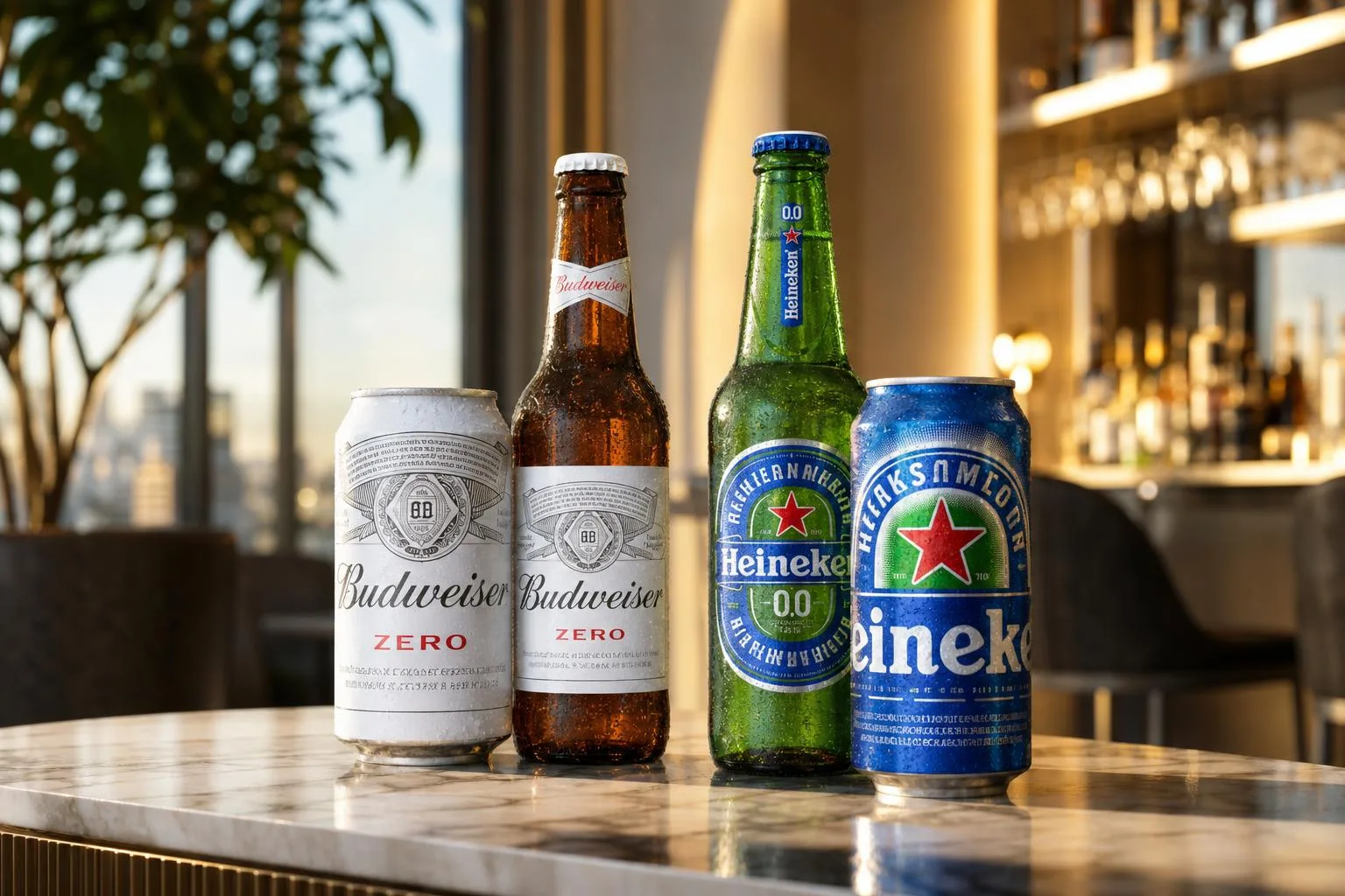 Budweiser Zero Vs Heineken 0.0