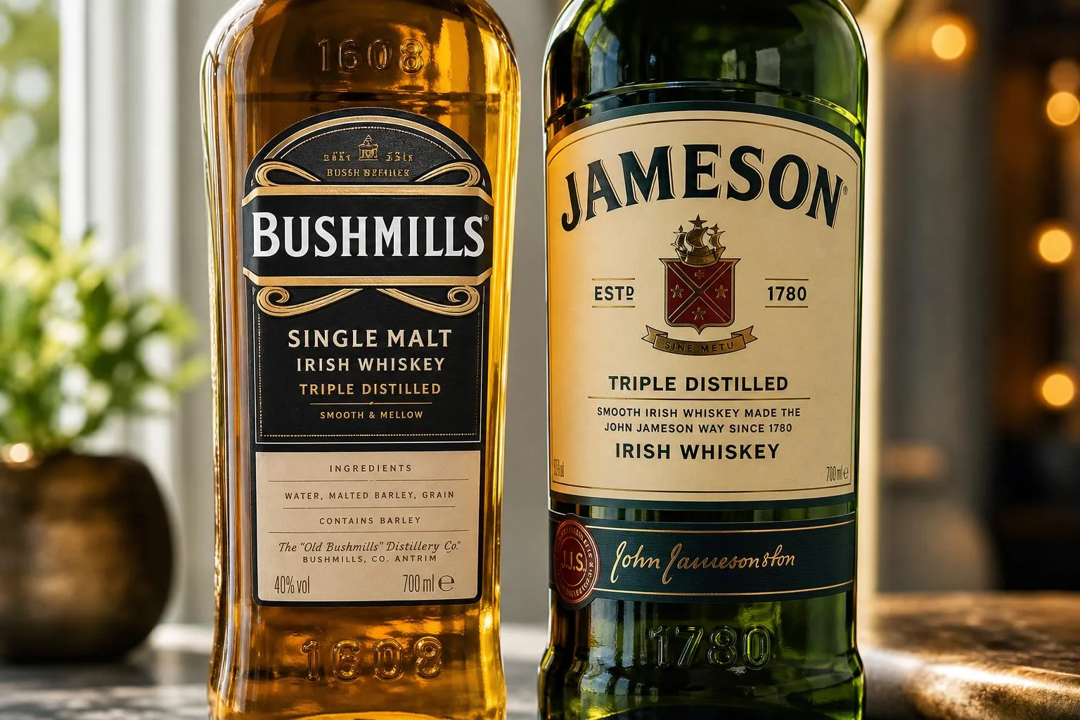 Bushmills Vs Jameson — explained with facts and figures in this guide