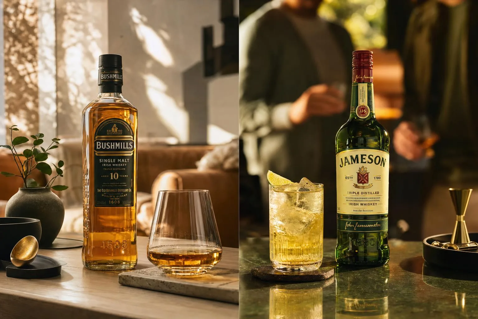 Bushmills Vs Jameson — explained with facts and figures in this guide