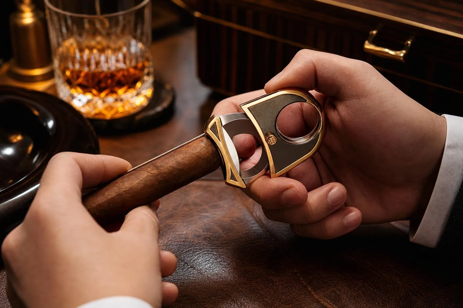 Camlinbo Cigar Cutter Review 2026 3 The Camlinbo Cigar Cutter shown in everyday use at home, as tested by FlightWineBar
