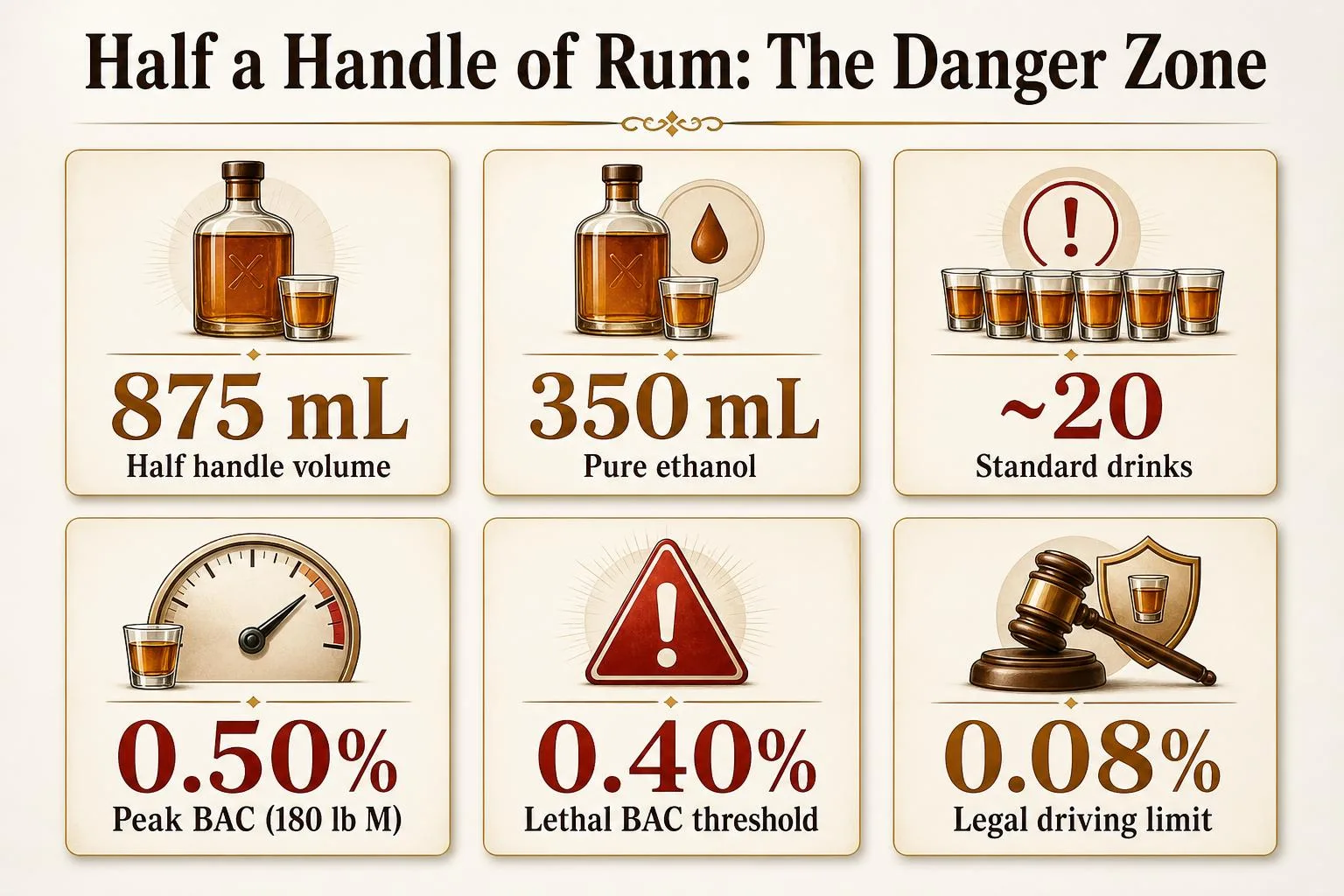 Half a Handle of Rum: The Danger Zone — key facts at a glance