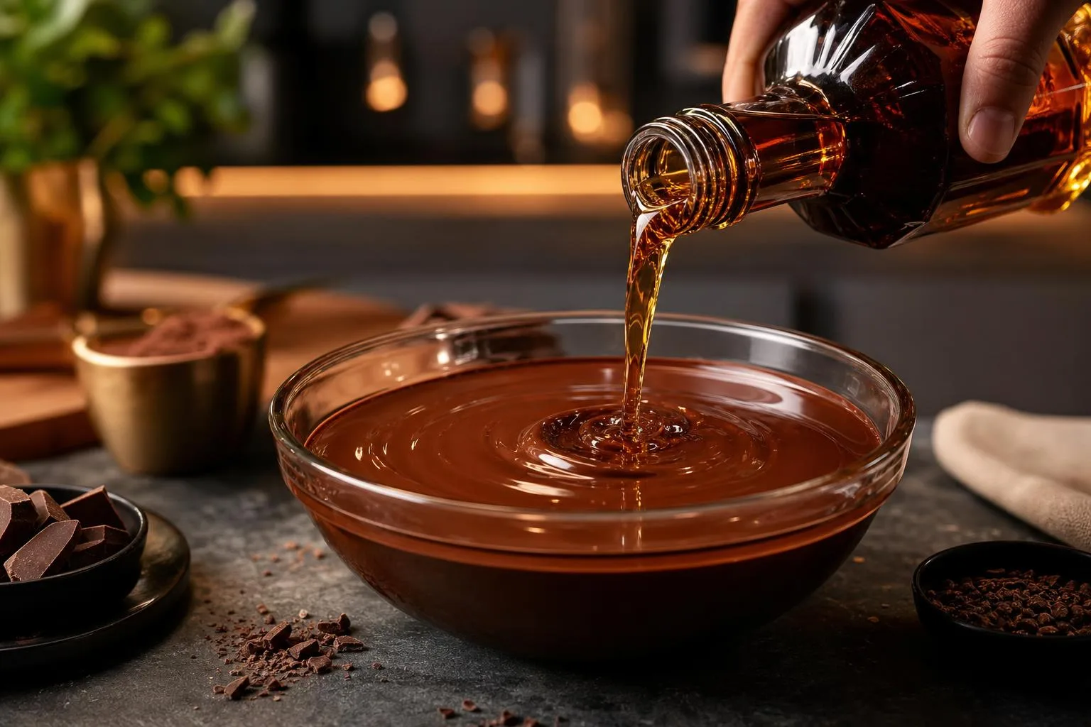 Can I Add Rum To Melted Chocolate
