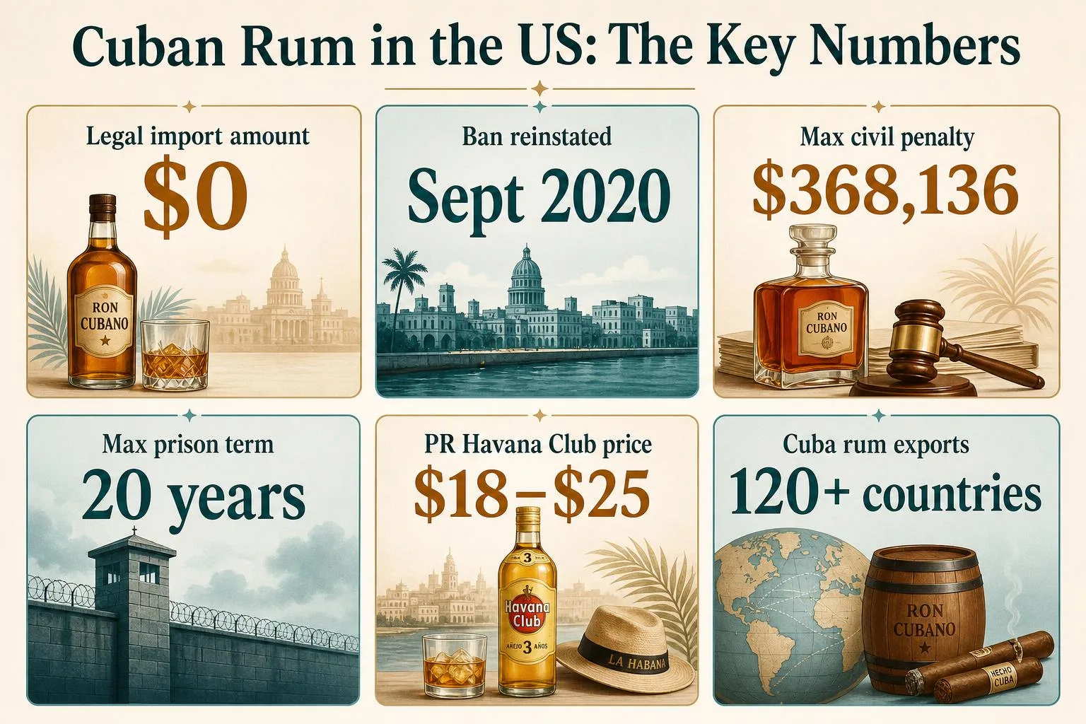 Can I Buy Cuban Rum In The United States? 1 Cuban Rum in the US: The Key Numbers — key facts at a glance