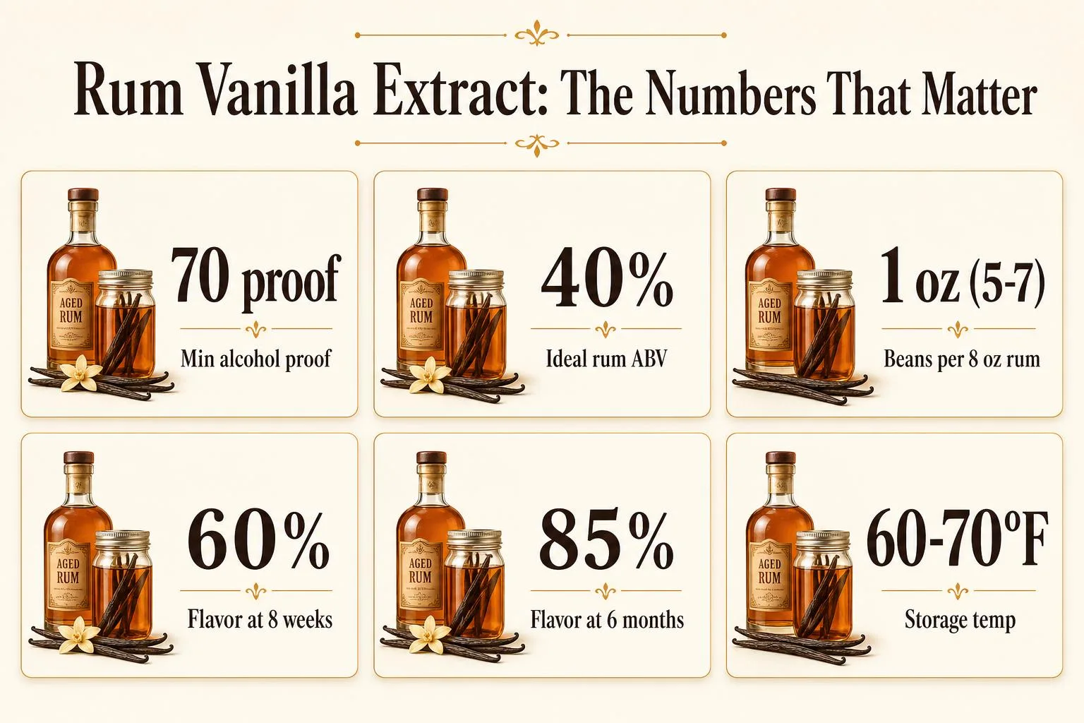 Rum Vanilla Extract: The Numbers That Matter — key facts at a glance