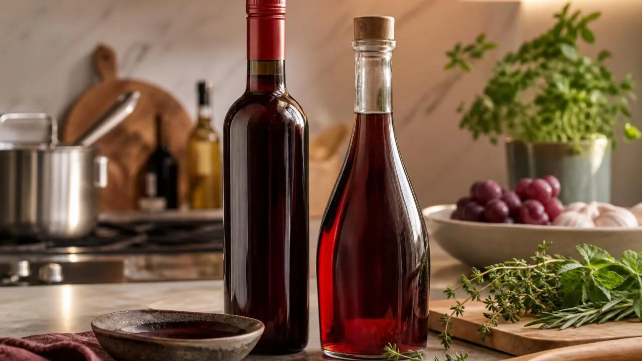 Can I Substitute Red Cooking Wine For Red Wine Vinegar