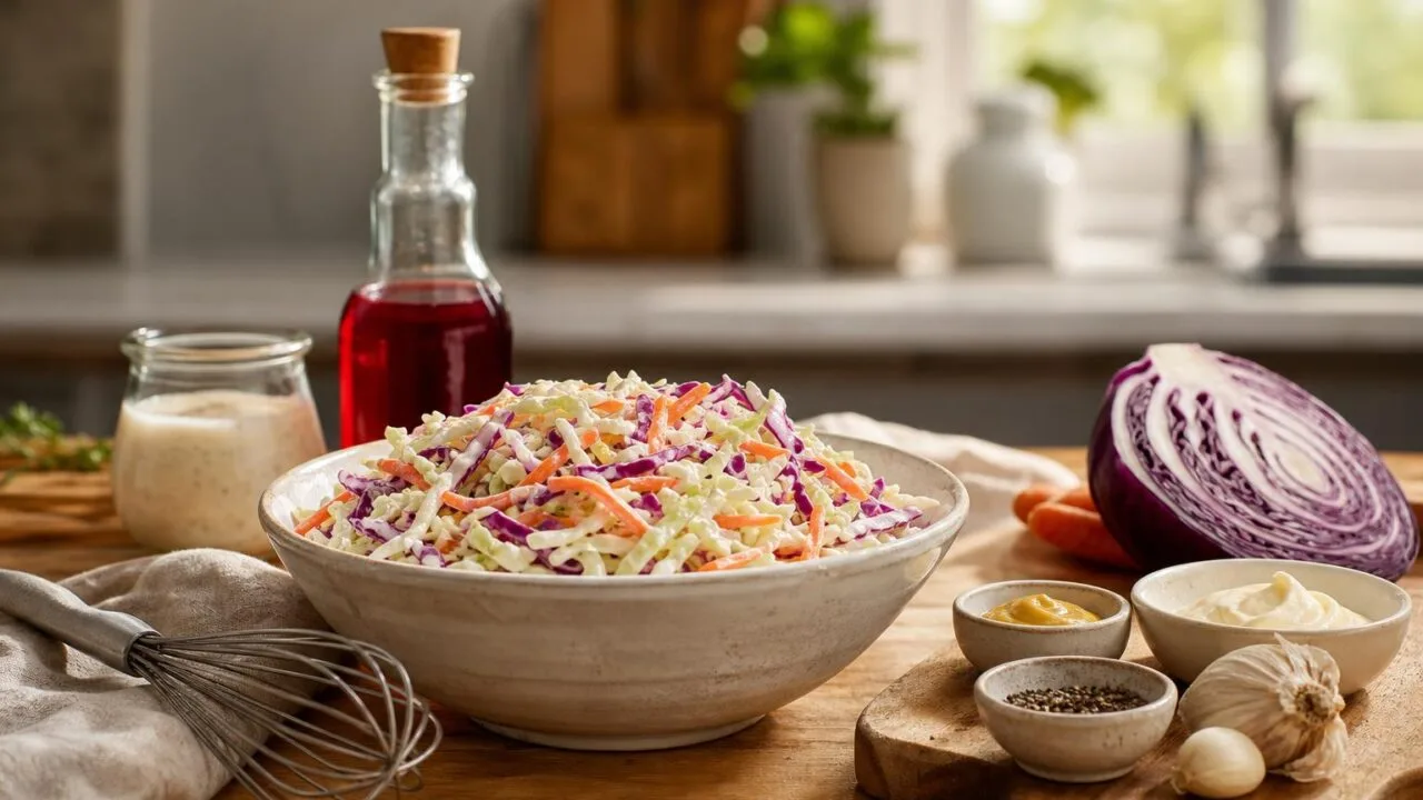 Can I Use Red Wine Vinegar For Coleslaw Dressing