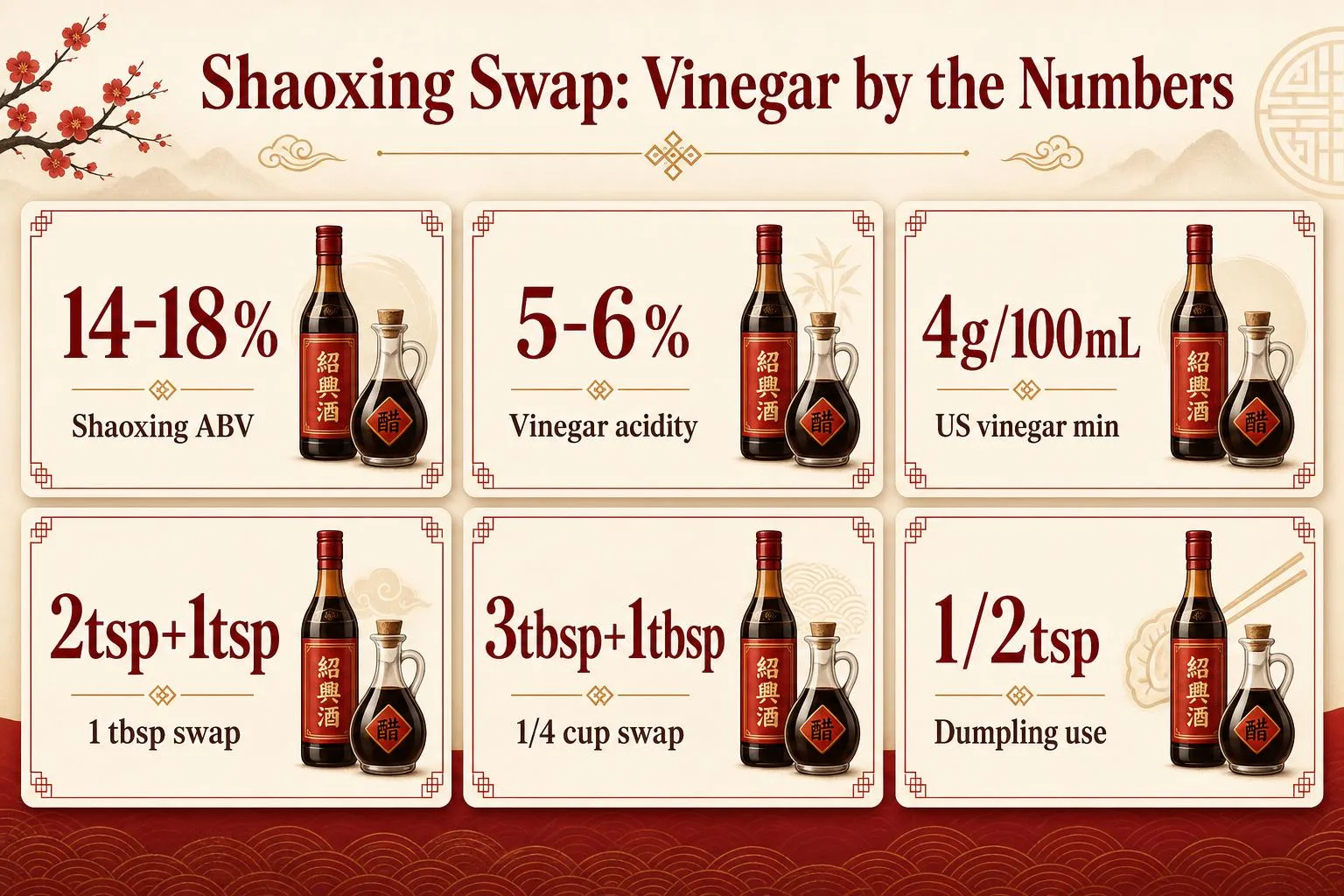 Shaoxing Swap: Vinegar by the Numbers — key facts at a glance