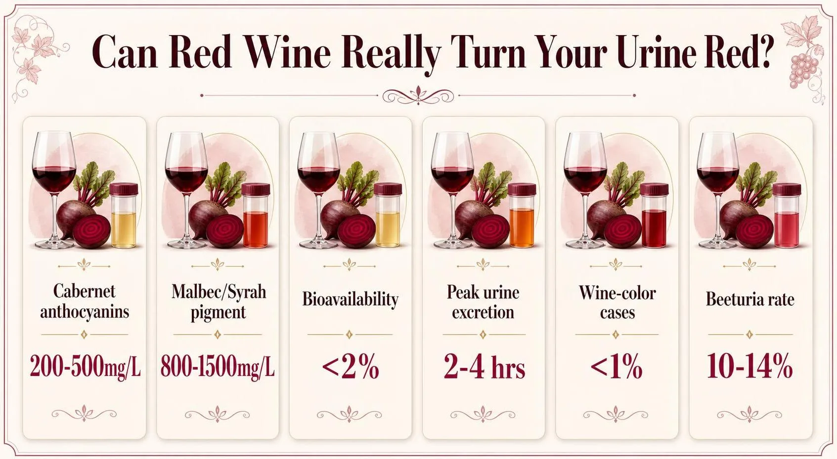 Can Red Wine Really Turn Your Urine Red? — key facts at a glance
