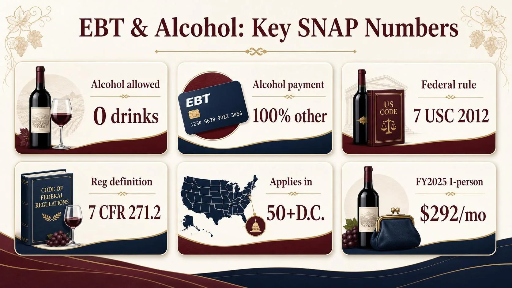 Can You Buy Alcohol With Ebt Or Food Stamps? 1 EBT & Alcohol: Key SNAP Numbers — key facts at a glance
