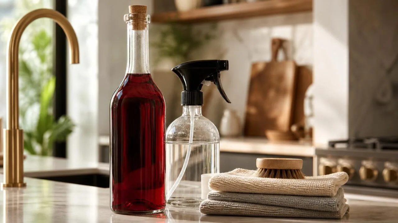 can you clean with red wine vinegar?