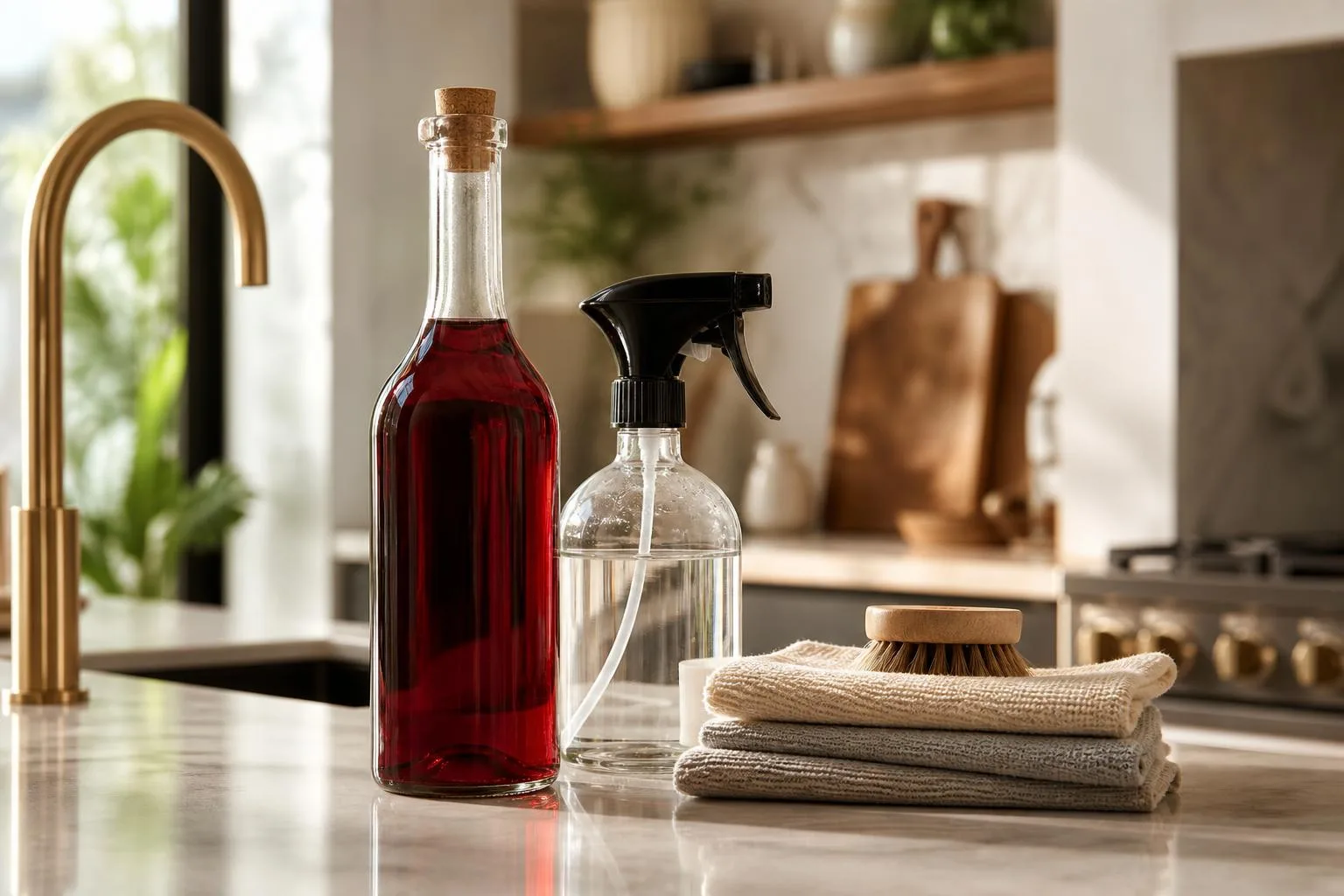 can you clean with red wine vinegar?