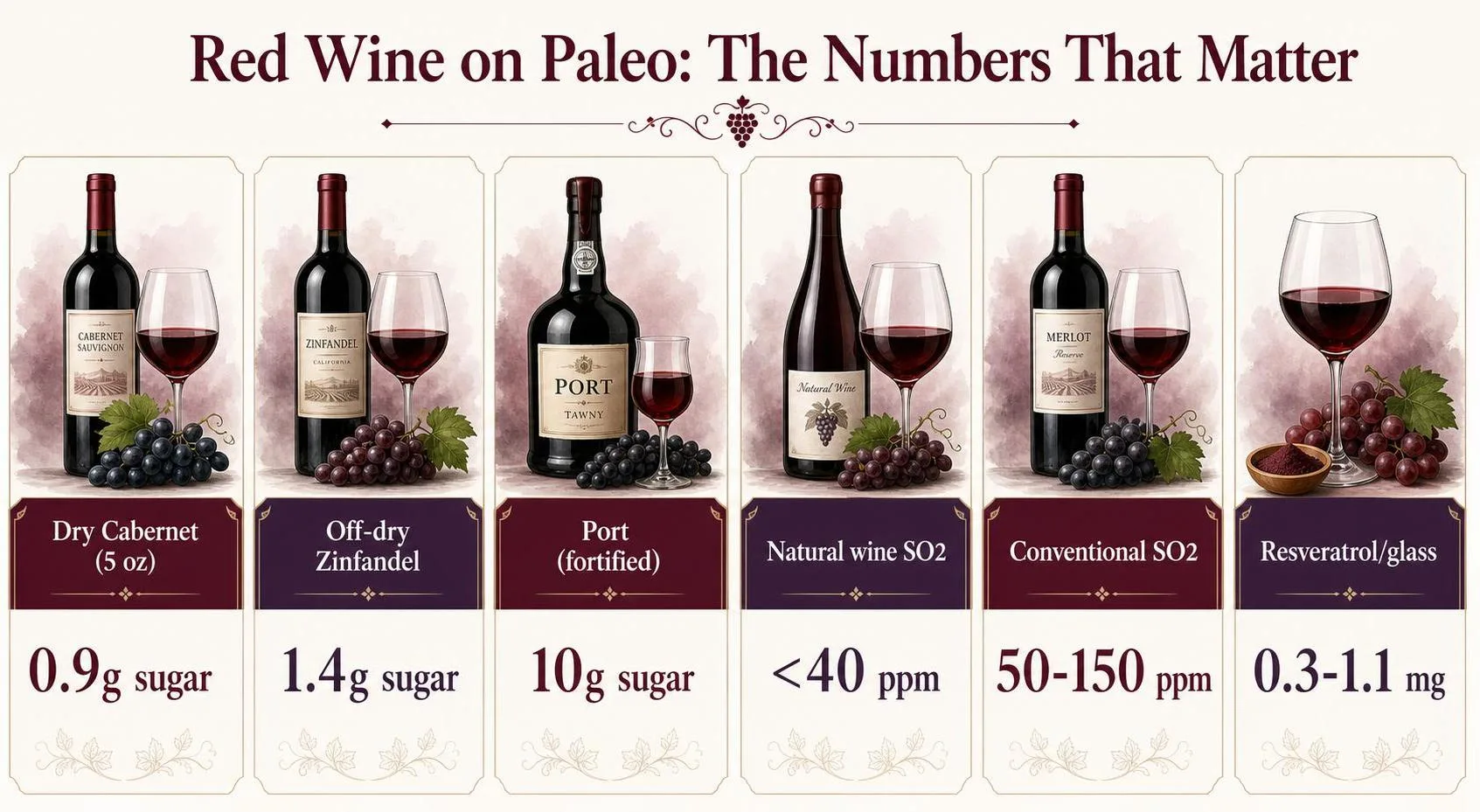 Can You Drink Red Wine On Paleo? 1 Red Wine on Paleo: The Numbers That Matter — key facts at a glance