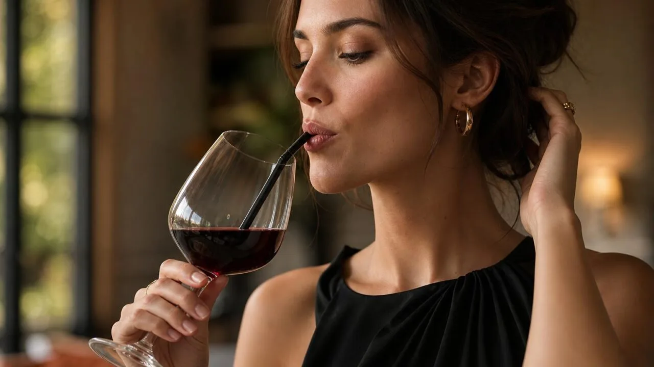 Can You Drink Red Wine Through A Straw