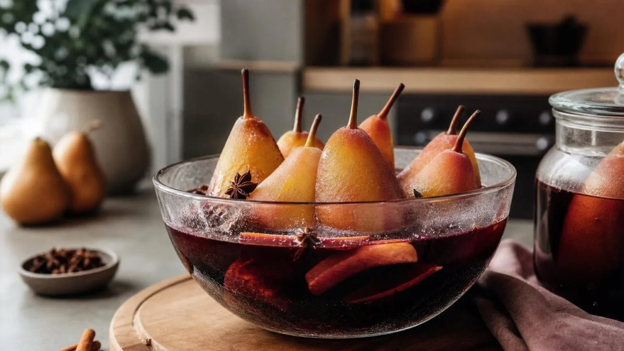 Can You Freeze Pears In Red Wine