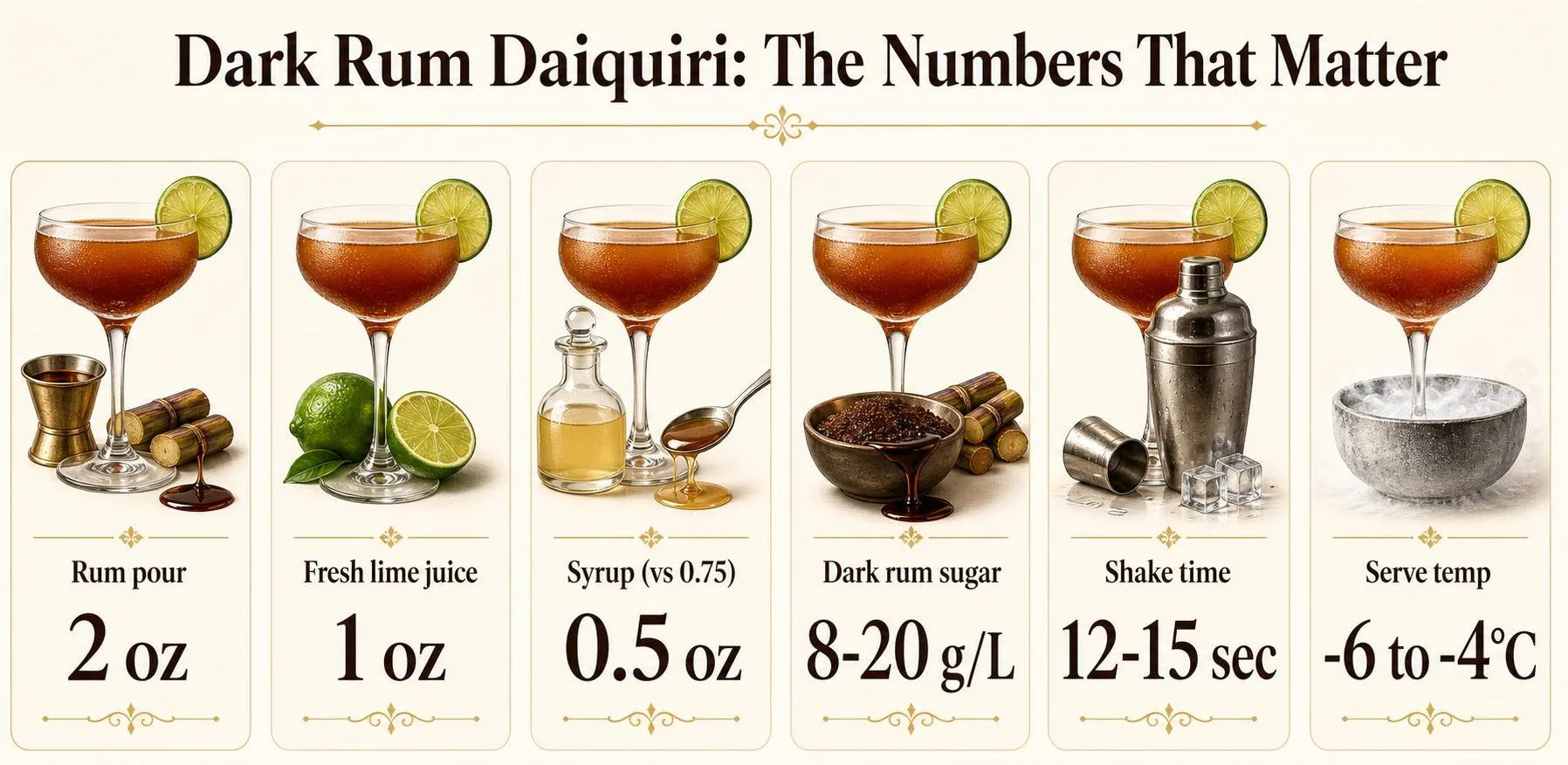 Can You Make Daiquiris With Dark Rum? 1 Dark Rum Daiquiri: The Numbers That Matter — key facts at a glance