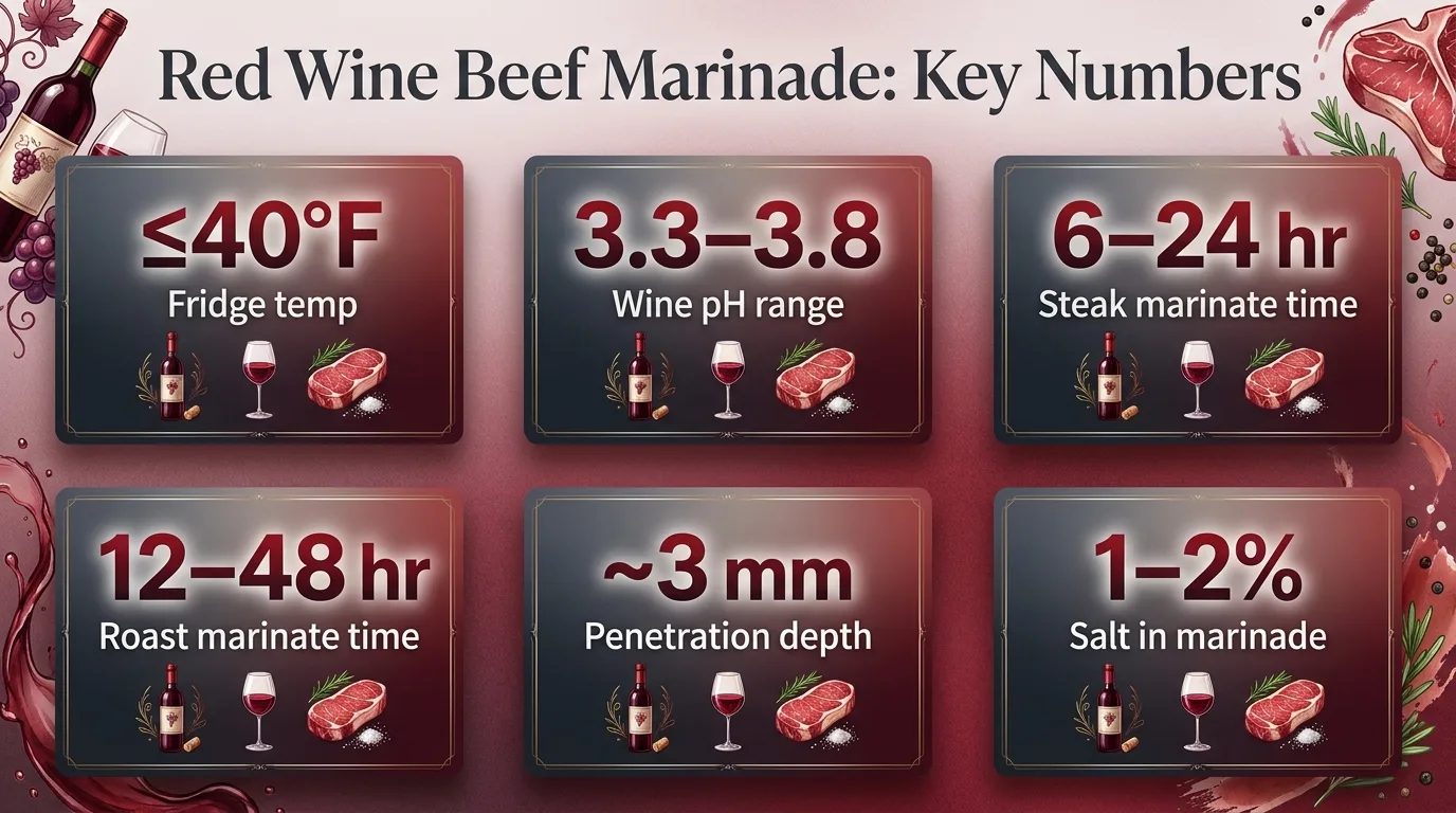 Can You Marinate Beef In Red Wine Overnight? 1 Red Wine Beef Marinade: Key Numbers — key facts at a glance