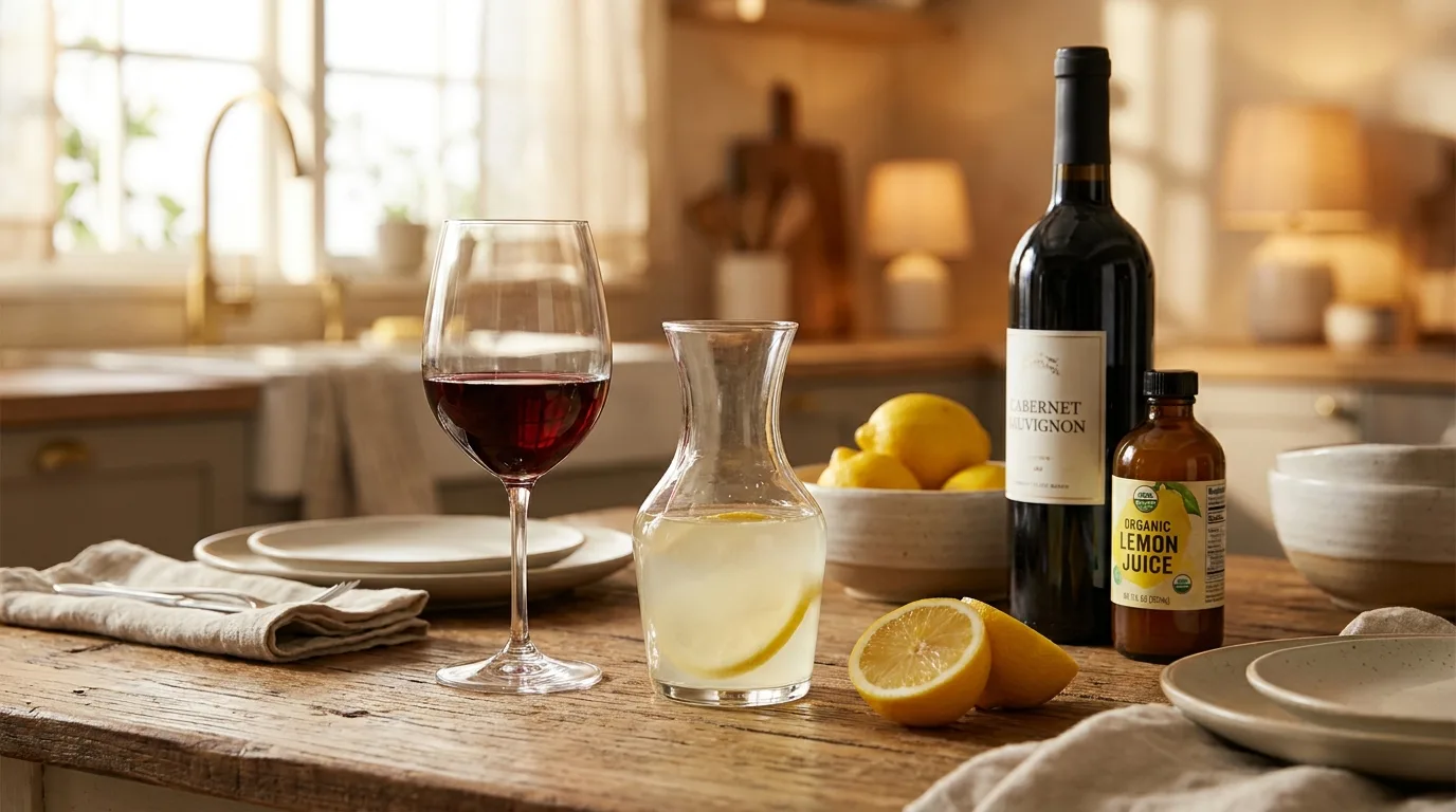 Can You Mix Red Wine And Lemon Juice? — common questions, answered plainly