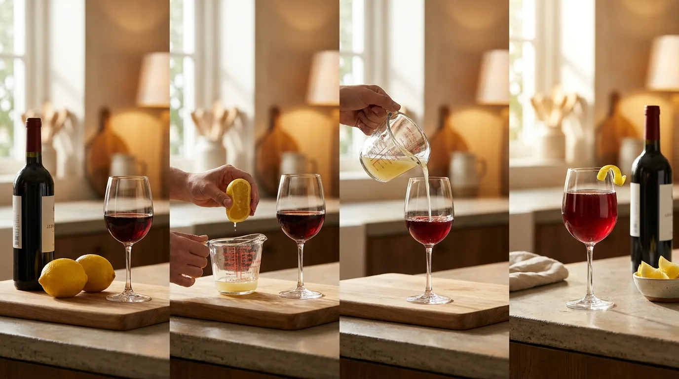 Can You Mix Red Wine And Lemon Juice? — the details worth knowing