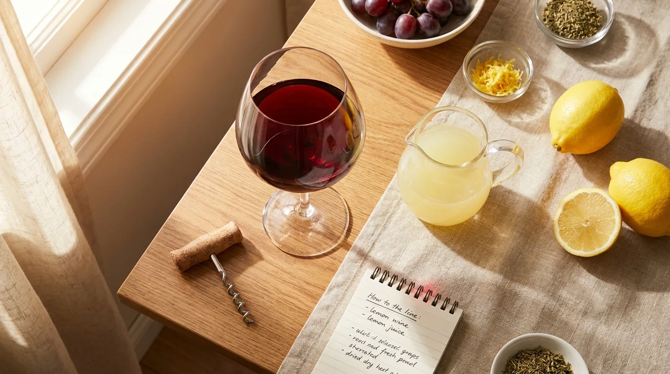 Can You Mix Red Wine And Lemon Juice? — what changes the outcome