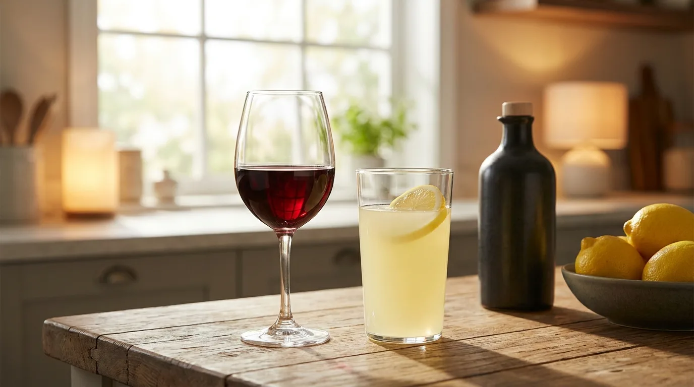 Can You Mix Red Wine And Lemon Juice? — side by side with the alternatives