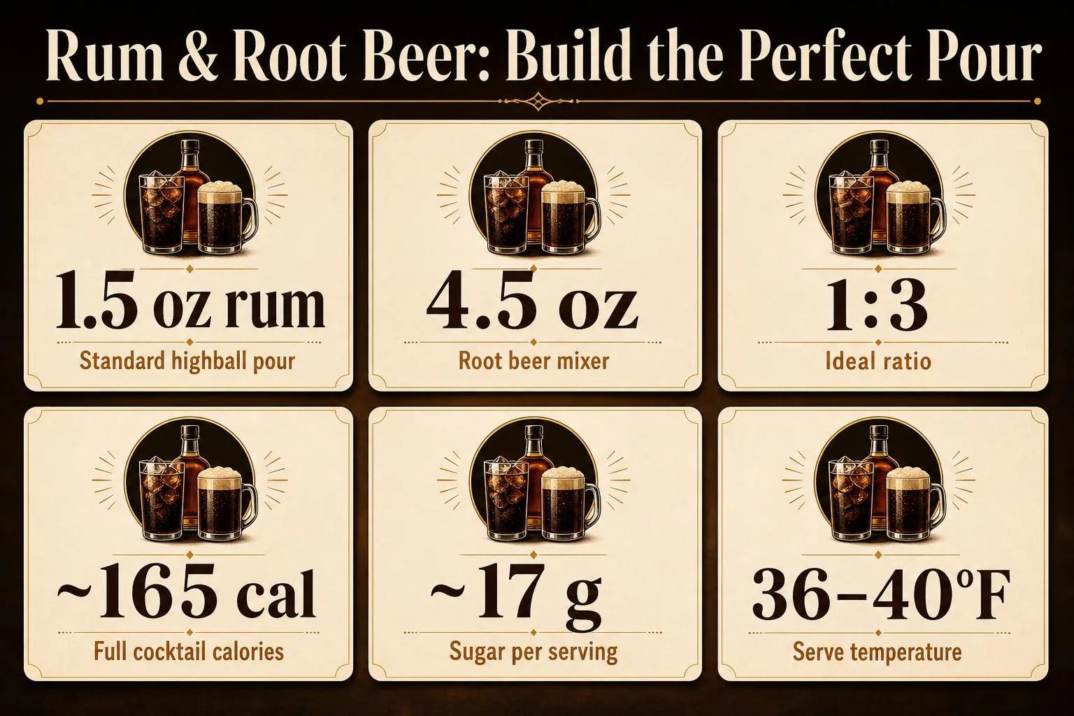 Can You Mix Rum And Root Beer? 1 Rum & Root Beer: Build the Perfect Pour — key facts at a glance