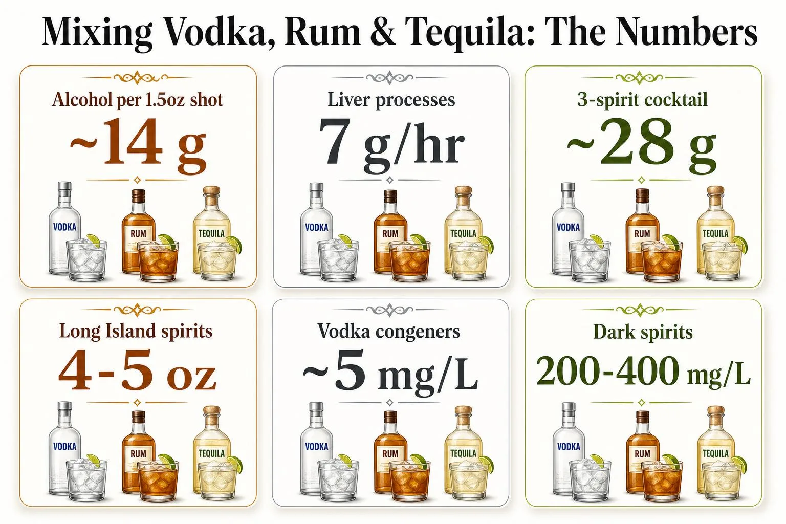 Can You Mix Vodka Rum And Tequila? 1 Mixing Vodka, Rum & Tequila: The Numbers — key facts at a glance