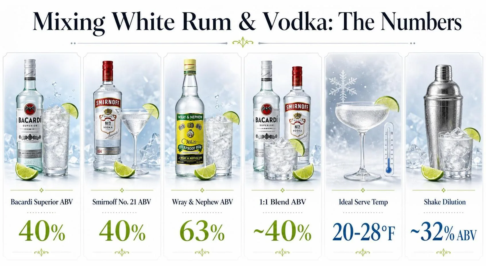 Can You Mix White Rum And Vodka? 1 Mixing White Rum & Vodka: The Numbers — key facts at a glance