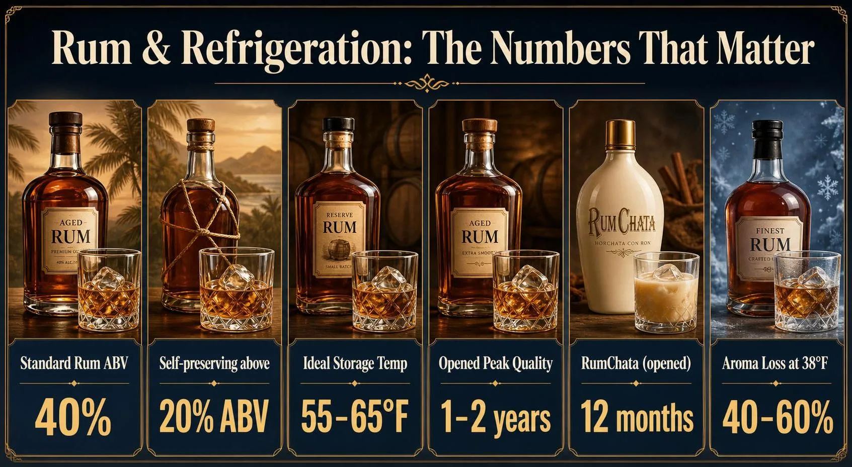 Rum & Refrigeration: The Numbers That Matter — key facts at a glance