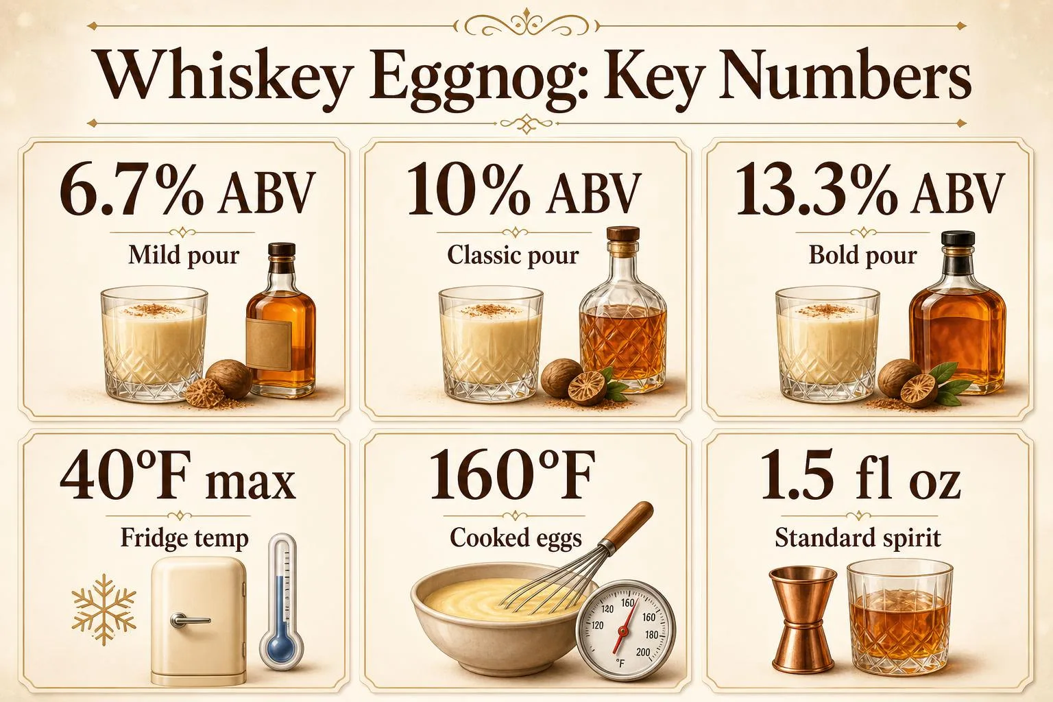 Can You Put Whiskey In Eggnog? 1 Whiskey Eggnog: Key Numbers — key facts at a glance