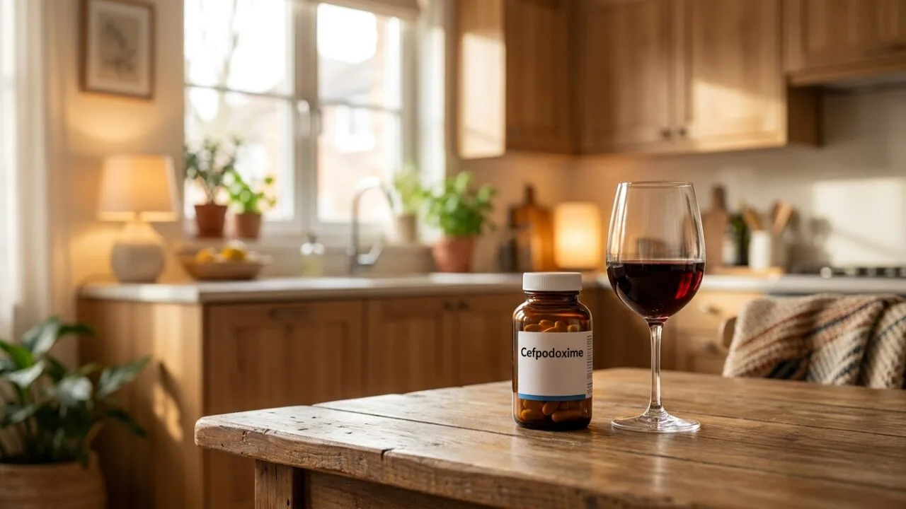Can You Take Cefpodoxime Antibiotic With Red Wine
